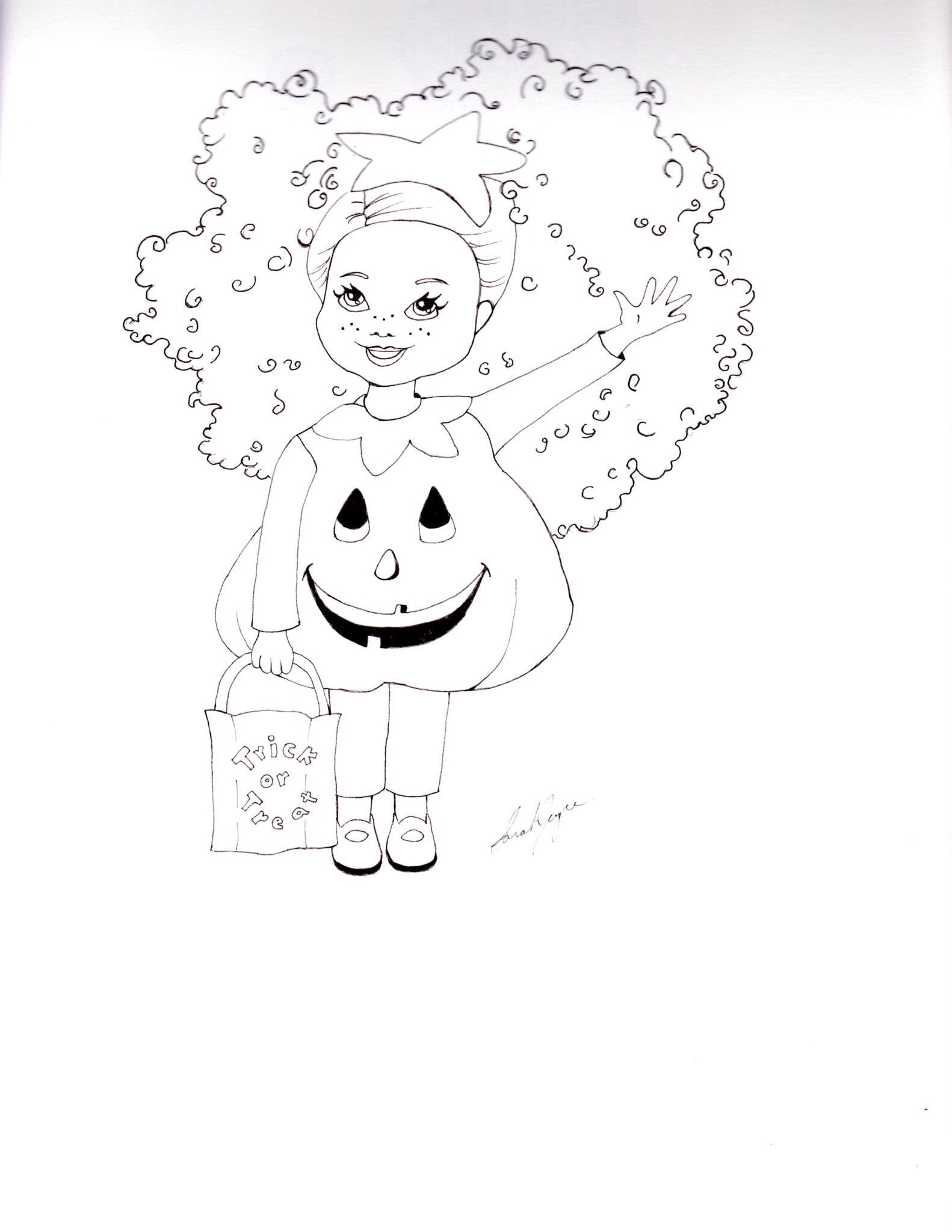 barbie halloween coloring pages - photo #20